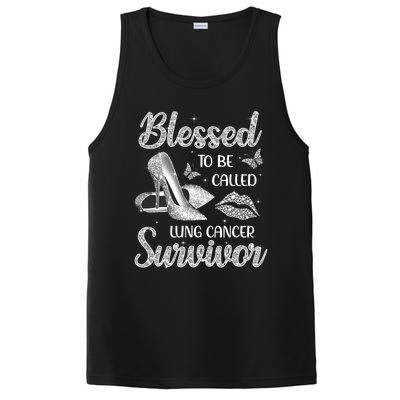 Blessed To Be Called Lung Cancer Survivor High Heels PosiCharge Competitor Tank