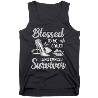 Blessed To Be Called Lung Cancer Survivor High Heels Tank Top