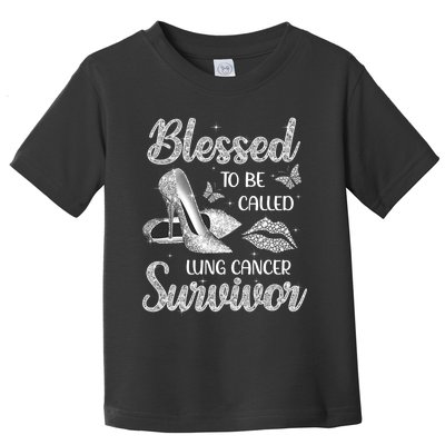 Blessed To Be Called Lung Cancer Survivor High Heels Toddler T-Shirt