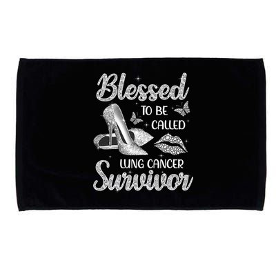 Blessed To Be Called Lung Cancer Survivor High Heels Microfiber Hand Towel