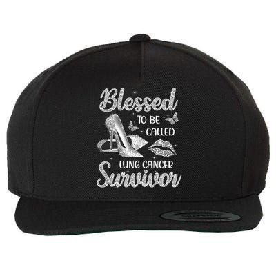 Blessed To Be Called Lung Cancer Survivor High Heels Wool Snapback Cap