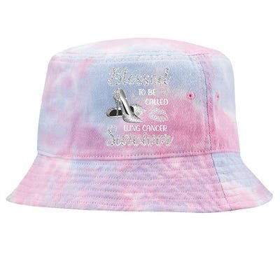 Blessed To Be Called Lung Cancer Survivor High Heels Tie-Dyed Bucket Hat