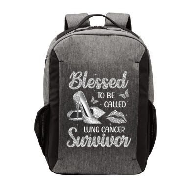 Blessed To Be Called Lung Cancer Survivor High Heels Vector Backpack