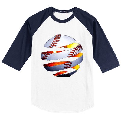 Baseball Tear Baseball Sleeve Shirt