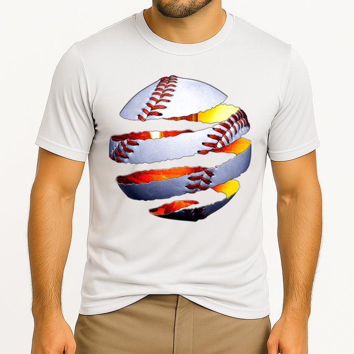 Baseball Tear Cooling Performance Crew T-Shirt