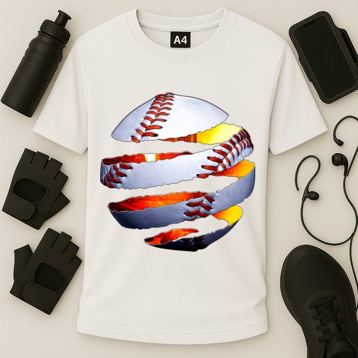 Baseball Tear Cooling Performance Crew T-Shirt