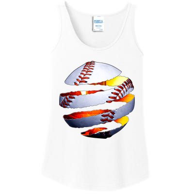 Baseball Tear Ladies Essential Tank