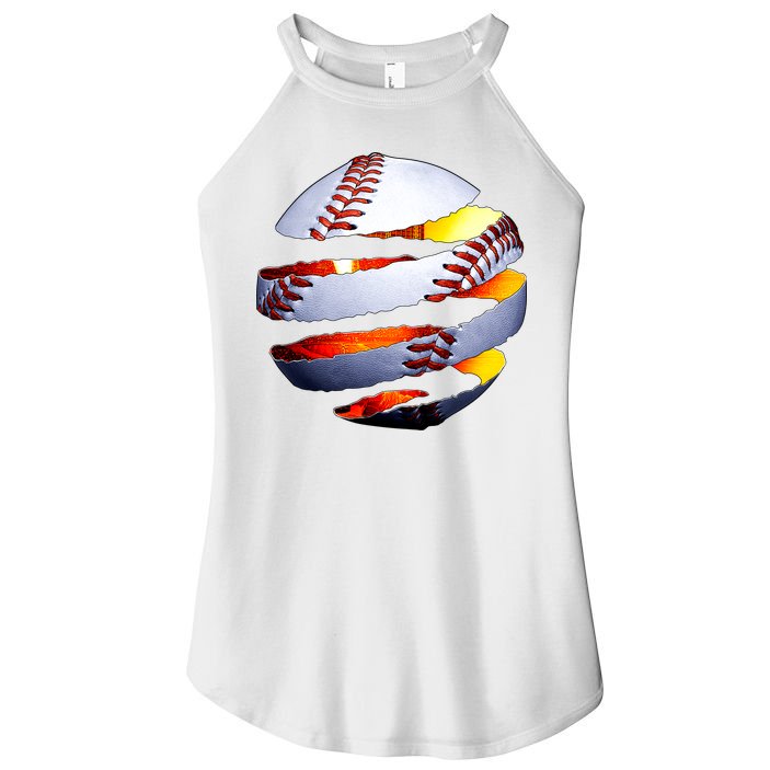 Baseball Tear Women's Perfect Tri Rocker Tank