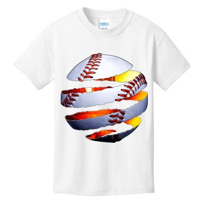 Baseball Tear Kids T-Shirt