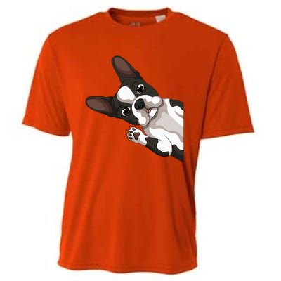 Boston Terrier Bostie Dog Cooling Performance Crew T-Shirt