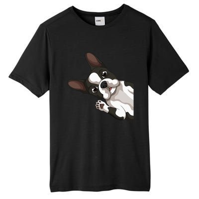 Boston Terrier Bostie Dog Tall Fusion ChromaSoft Performance T-Shirt