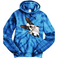 Boston Terrier Bostie Dog Tie Dye Hoodie