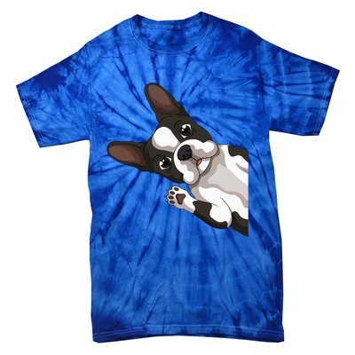 Boston Terrier Bostie Dog Tie-Dye T-Shirt