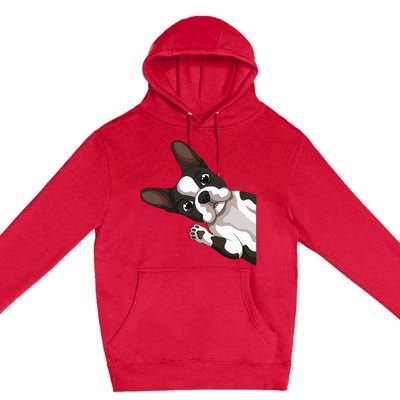 Boston Terrier Bostie Dog Premium Pullover Hoodie