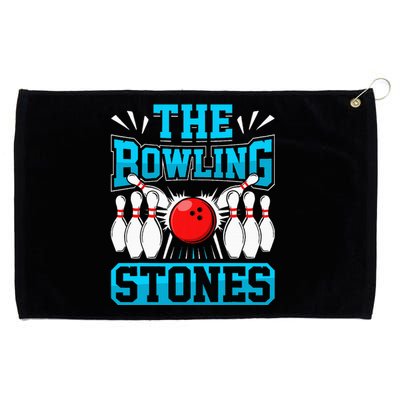 Bowling The Bowling Stones Funny Bowlers Bowling Lovers Grommeted Golf Towel