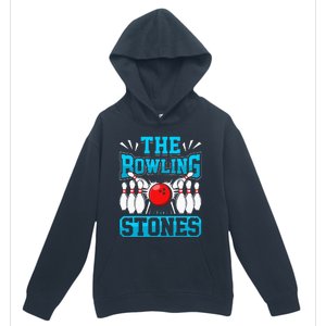 Bowling The Bowling Stones Funny Bowlers Bowling Lovers Urban Pullover Hoodie