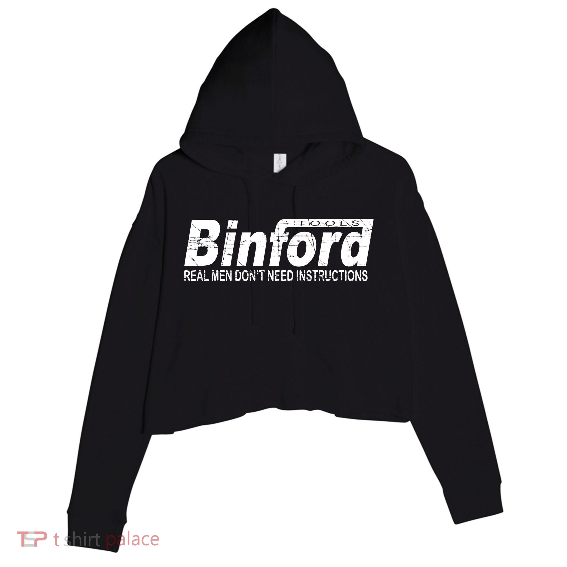 Binford Tools Crop Fleece Hoodie