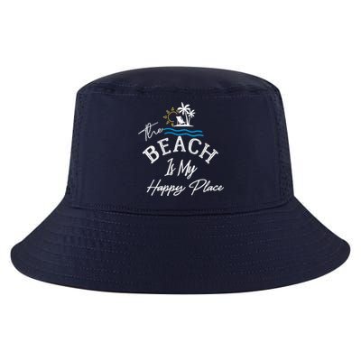 Beach The Beach is My Happy Place Beach Tank Top Cool Comfort Performance Bucket Hat