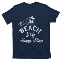 Beach The Beach is My Happy Place Beach Tank Top T-Shirt