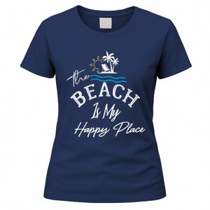 Beach The Beach is My Happy Place Beach Tank Top Women's T-Shirt