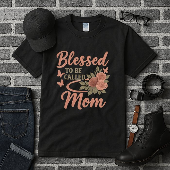 Blessed to Be Called Mom Tall T-Shirt