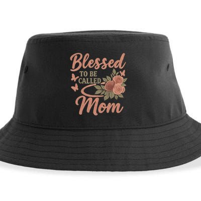 Blessed to Be Called Mom Sustainable Bucket Hat
