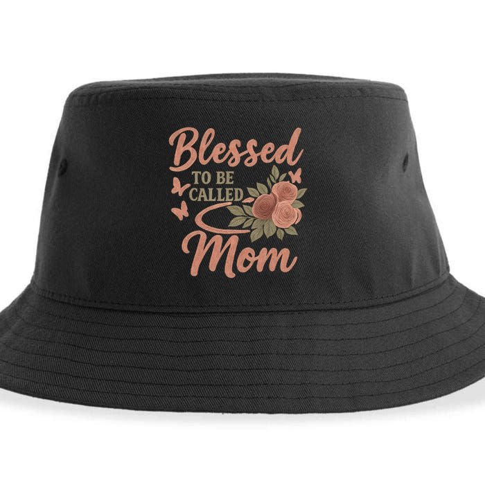 Blessed to Be Called Mom Sustainable Bucket Hat