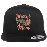 Blessed to Be Called Mom Flat Bill Trucker Hat