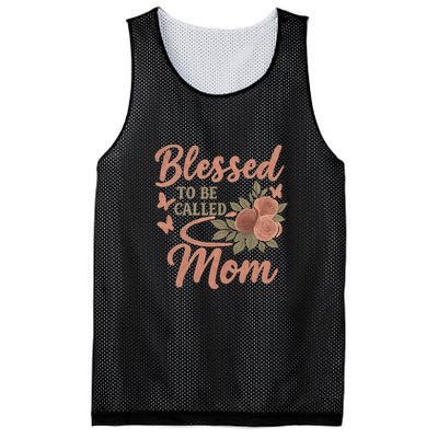 Blessed to Be Called Mom Mesh Reversible Basketball Jersey Tank
