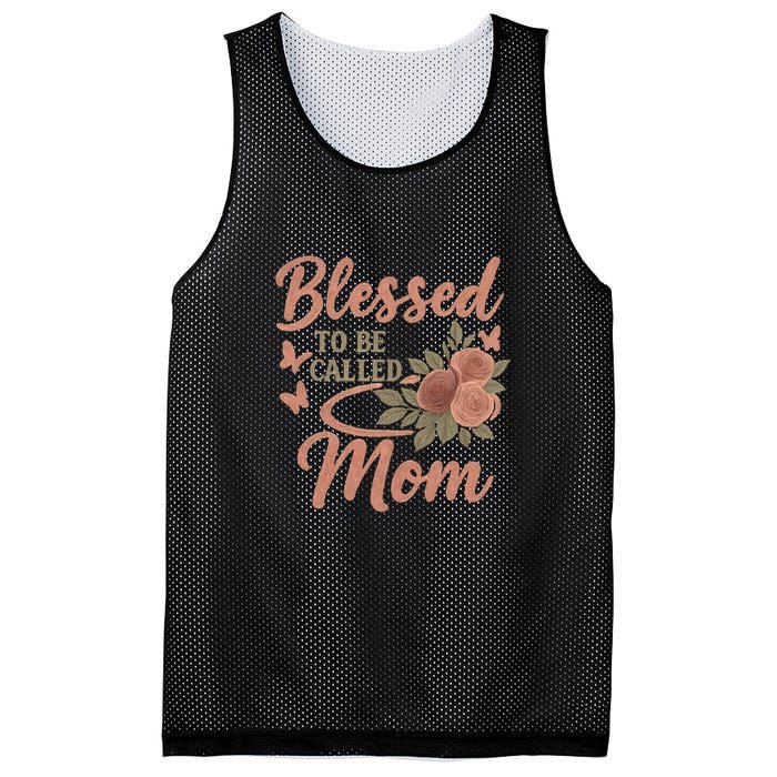 Blessed to Be Called Mom Mesh Reversible Basketball Jersey Tank