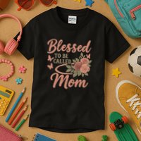 Blessed to Be Called Mom Kids T-Shirt