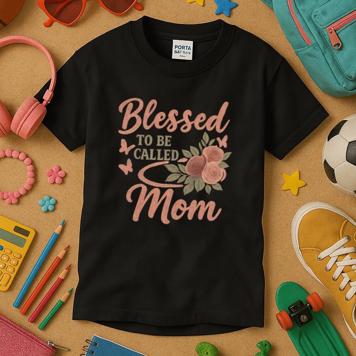 Blessed to Be Called Mom Kids T-Shirt