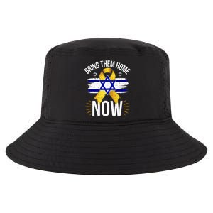 Bring Them Back Home Now Israel Flag Yellow Ribbon Cool Comfort Performance Bucket Hat