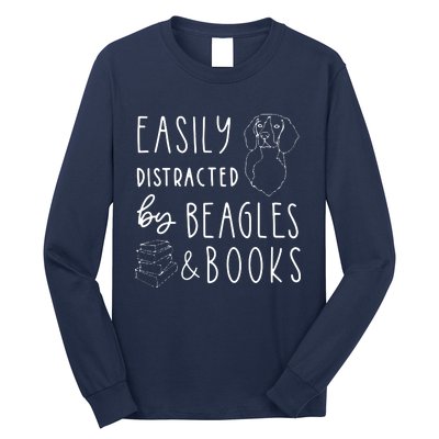 Beagle T Beagle Lover Beagles Books Long Sleeve Shirt