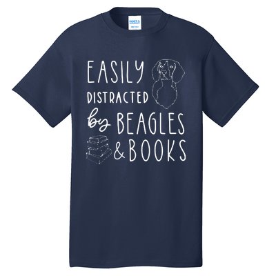 Beagle T Beagle Lover Beagles Books Tall T-Shirt