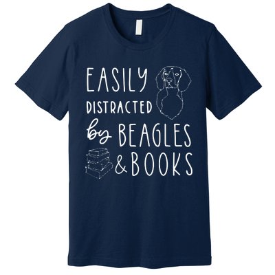 Beagle T Beagle Lover Beagles Books Premium T-Shirt