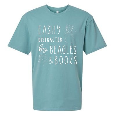 Beagle T Beagle Lover Beagles Books Sueded Cloud Jersey T-Shirt