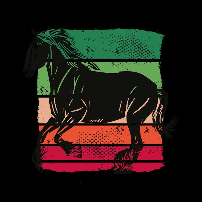 Born To Be Wild Horse Zip Tote Bag
