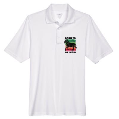 Born To Be Wild Horse Men's Origin Performance Piqué Polo