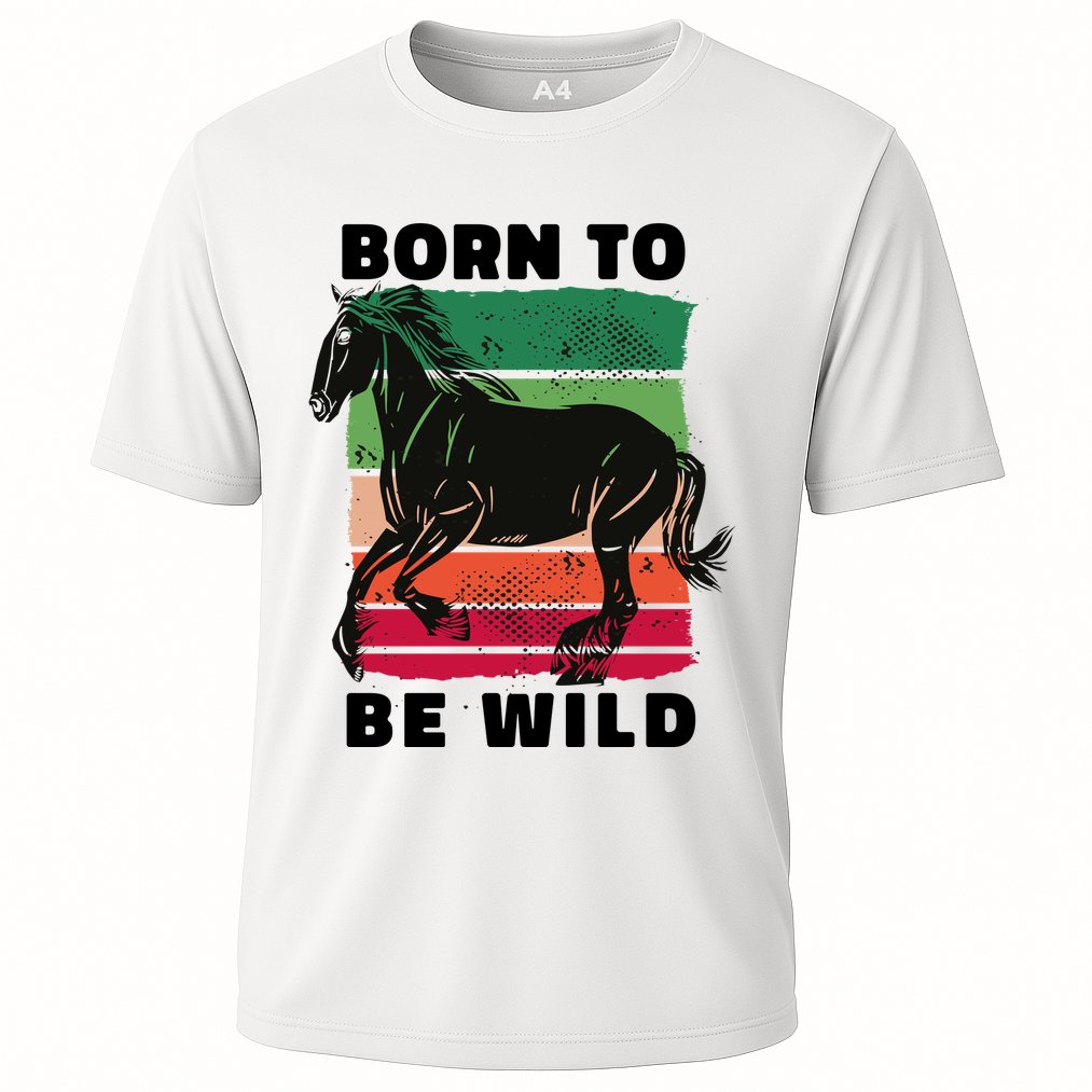 Born To Be Wild Horse Cooling Performance Crew T-Shirt