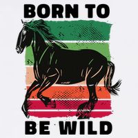 Born To Be Wild Horse Sustainable Bucket Hat