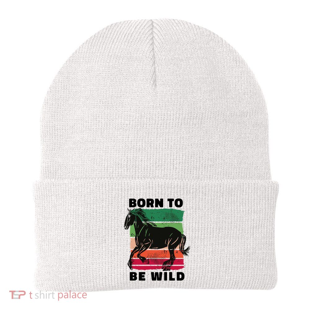 Born To Be Wild Horse Beanie