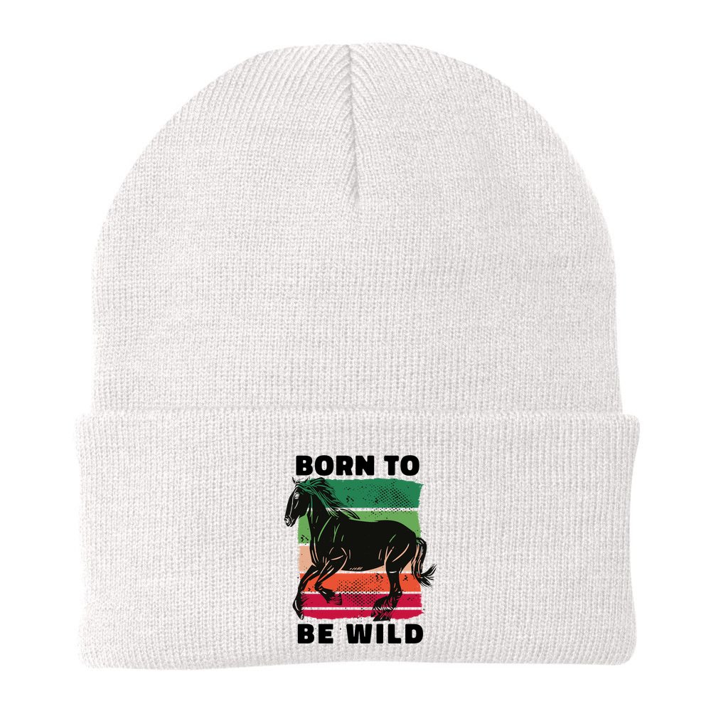 Born To Be Wild Horse Beanie