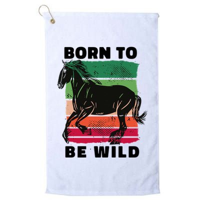 Born To Be Wild Horse Golf Towel