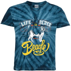 Beagle T Beagle Lover Beagle Gifts Beagle Kids Tie-Dye T-Shirt