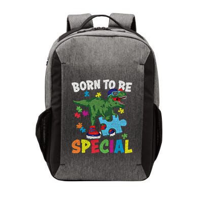 Born To Be Special Trex Puzzle Dinosaur Autism Awareness Gift Vector Backpack
