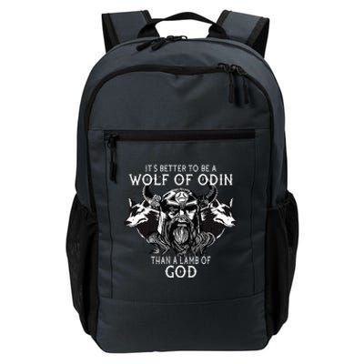 Better To Be A Wolf Of Odin Than A L.A.M.B O.F G.O.D Daily Commute Backpack