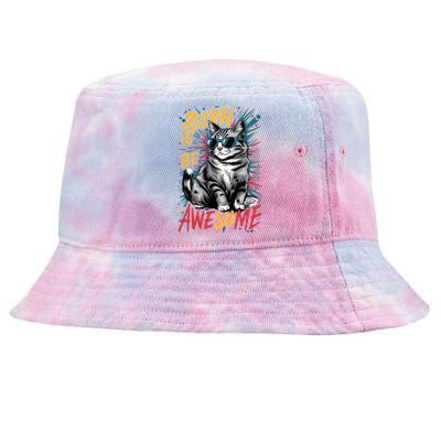 Born To Be Awe So Me Tie-Dyed Bucket Hat