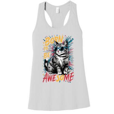 Born To Be Awe So Me Women's Racerback Tank