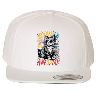 Born To Be Awe So Me Wool Snapback Cap